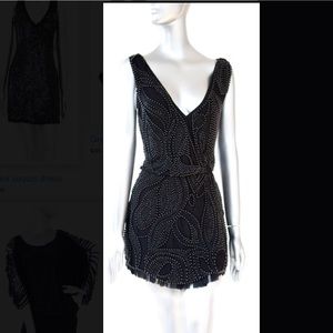 Cecilia De Bucourt pearl embellished mini dress